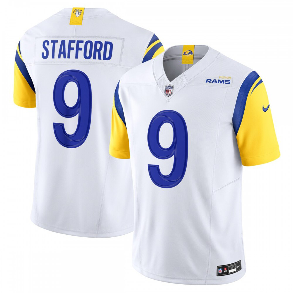 Matthew Stafford Los Angeles Rams Nike Vapor F.U.S.E. Limited Jersey - White-GridironStore